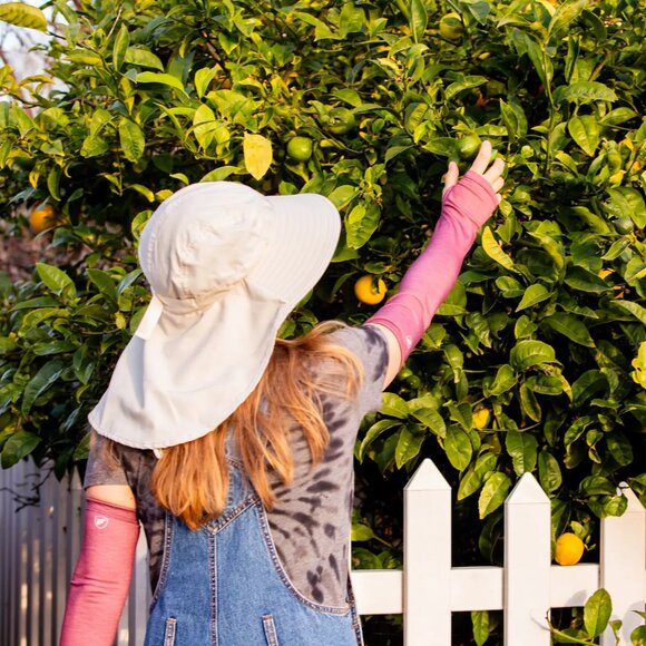 Farmers Defense Protection Sleeves, Heather Maroon, Size XS - Picture 6 of 9